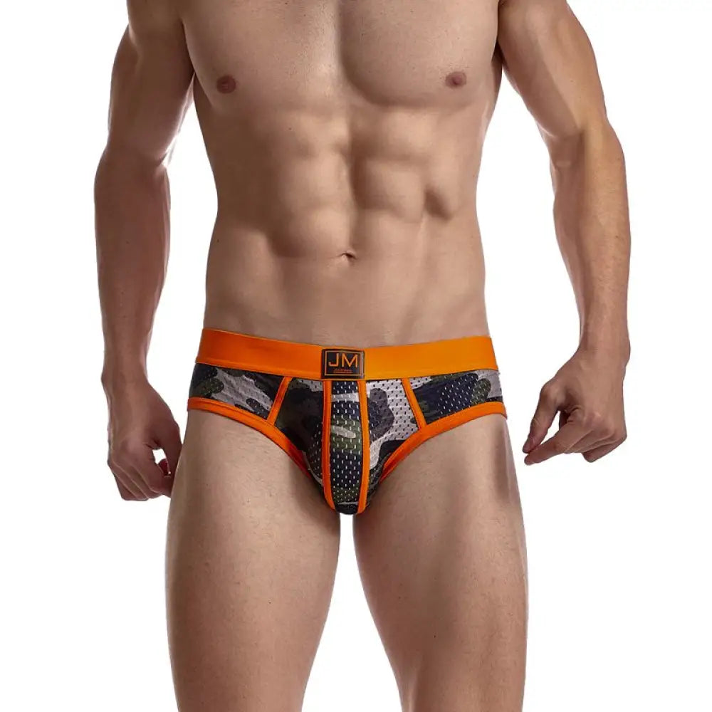 JOCKMAIL Fashion Camouflage Print Briefs