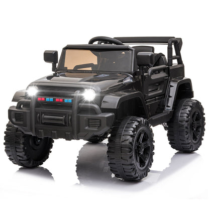 JOYMOR 12V Kids Ride-On Truck with Remote Control, Adjustable Speeds, and MP3 Player
