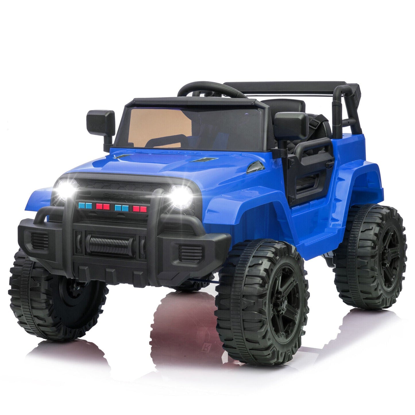 JOYMOR 12V Kids Ride-On Truck with Remote Control, Adjustable Speeds, and MP3 Player
