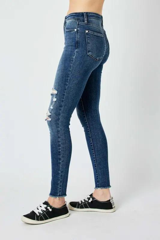 Accessories Trendsi Judy Blue High Waist Jeans Women's Distressed Skinny Jeans USA Ship