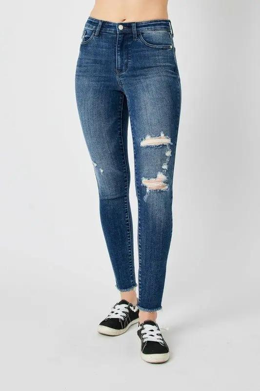 Accessories Trendsi Judy Blue High Waist Jeans Women's Distressed Skinny Jeans USA Ship