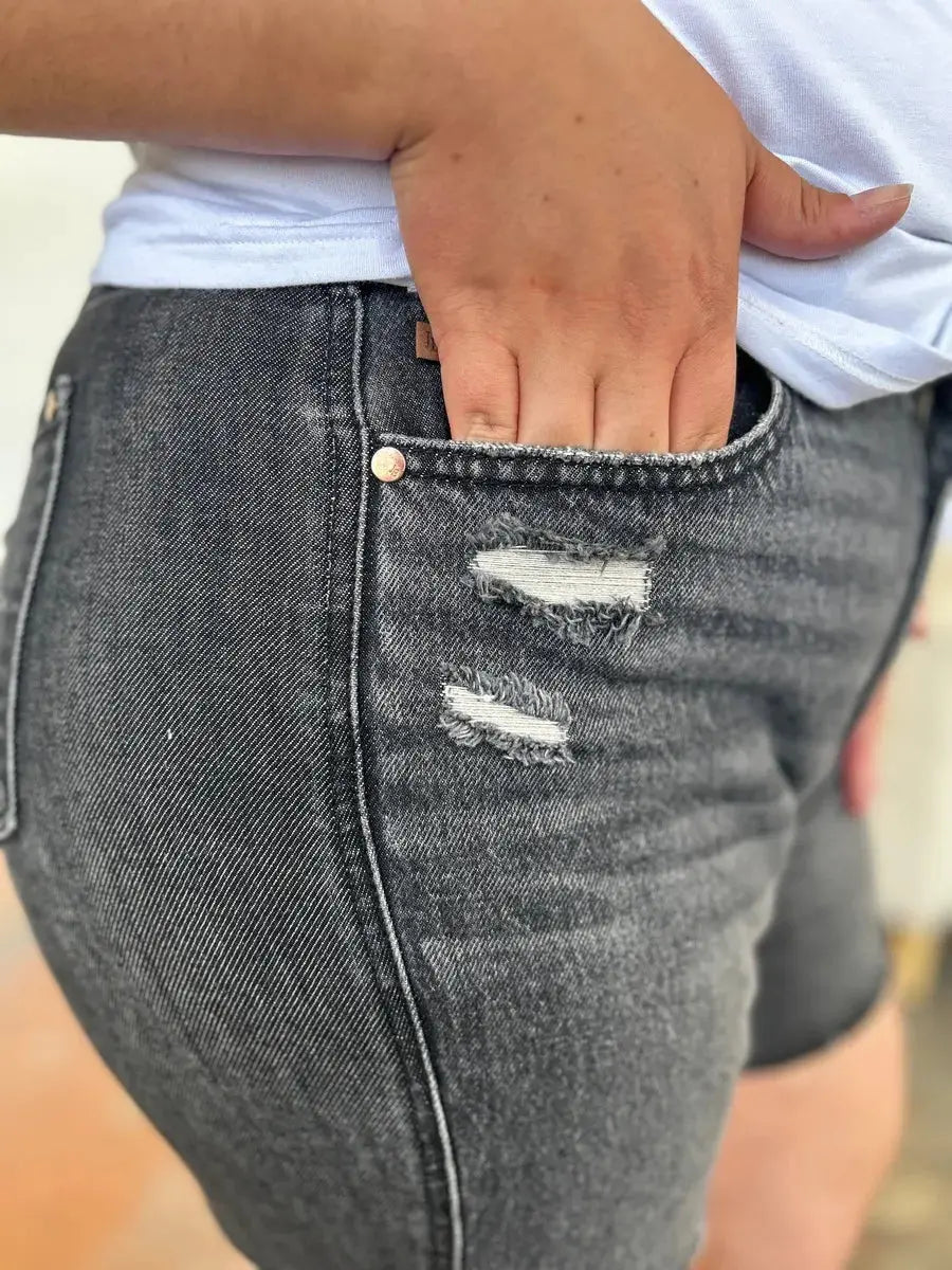 Women's Denim Shorts Denim Shorts - High Waist Comfort Fit - Women's Casual Summer