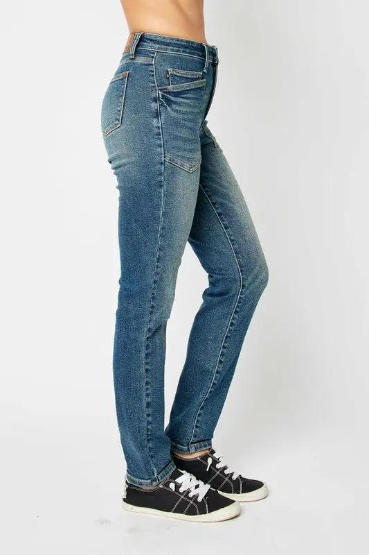Women's Jeans - High Waist Comfy Fit - Everyday Skinny