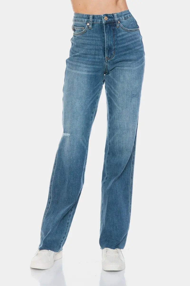 Women's Jeans Women's Straight Leg Jeans - Tummy Control - Everyday