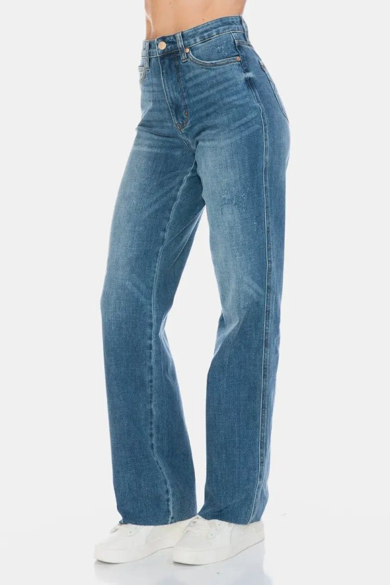 Women's Jeans Women's Straight Leg Jeans - Tummy Control - Everyday