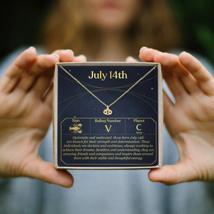 July 14th Cancer Necklace