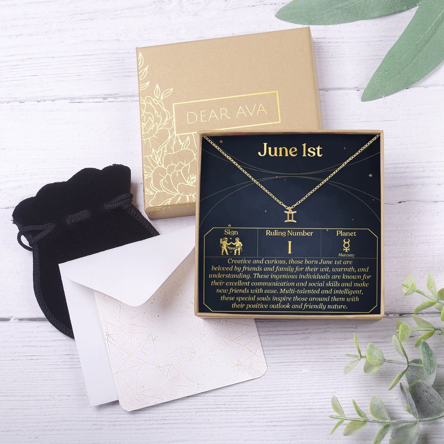 June 1st Gemini Necklace