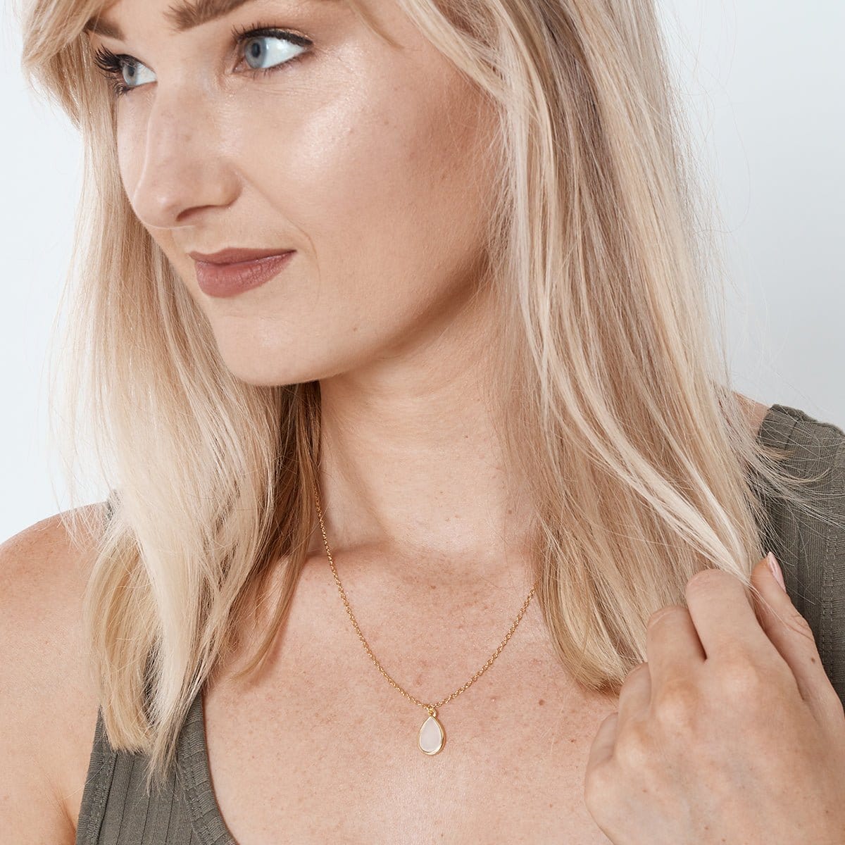 June Birthday Gemstone Necklace