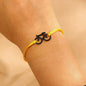 Handmade Braided Adjustable Bracelet with Bike Charm
