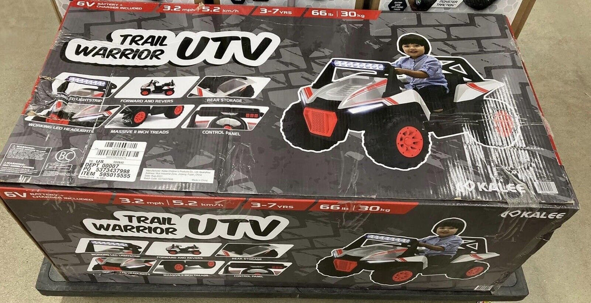 Kalee 6V Trail Warrior UTV Electric Ride-On Vehicle for Adventurous Kids
