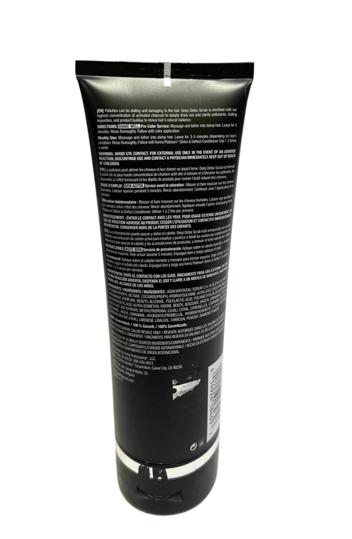 Kenra Platinum Deep Detox Scrub Intense Weekly Clarifier 6 Fl Oz.