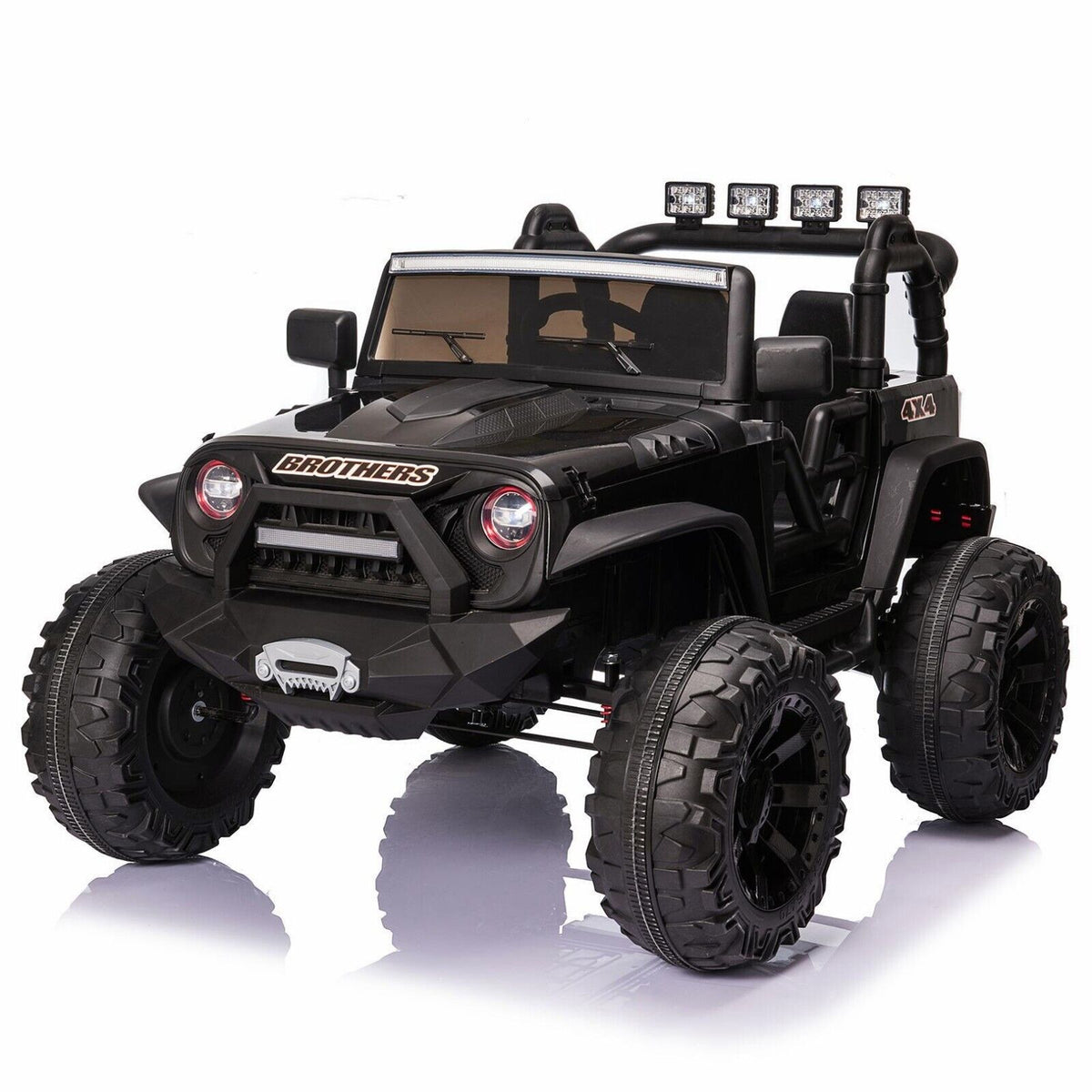 2-Seater 24V Electric Ride-On Toy Truck for Kids with Remote Control