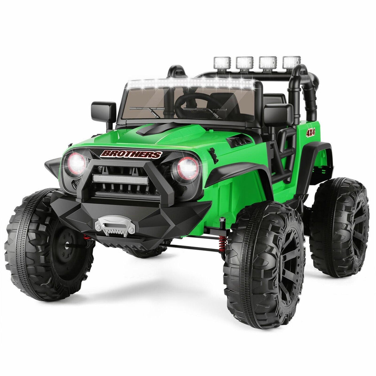 2-Seater 24V Electric Ride-On Toy Truck for Kids with Remote Control