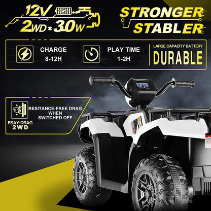 Electric Jeep Toy for Kids with Remote Control and 3 Speed Options