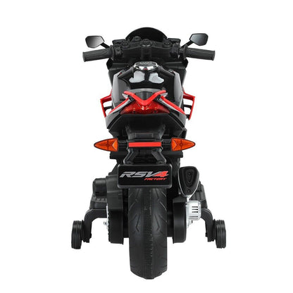 Kid's Electric Motorcycle with LED Lights and Bluetooth - 12V Ride-On Motorbike