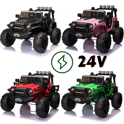 Kid Ride on Electric Car Truck with Remote Control - Perfect Gift for Children 24/12V