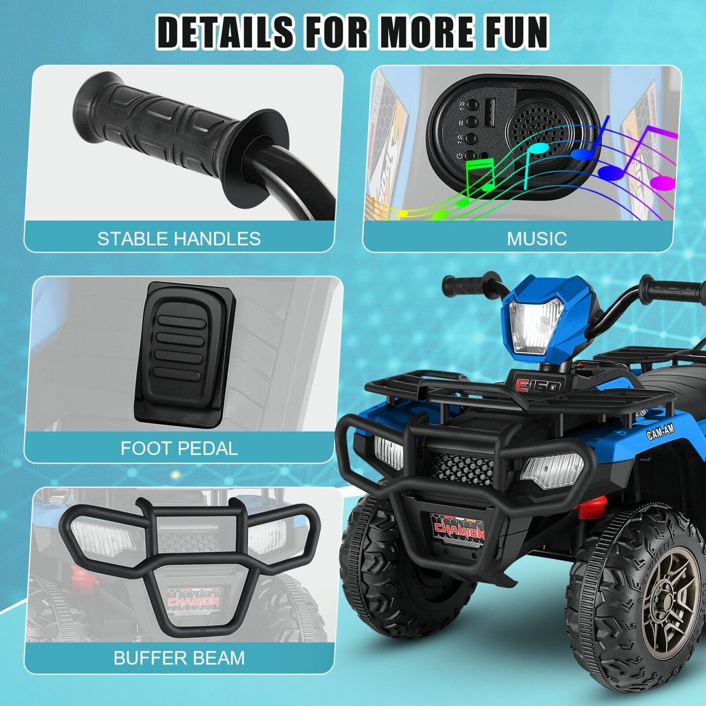 Kid Ride on Electric Car Truck with Remote Control - Perfect Gift for Children 24/12V