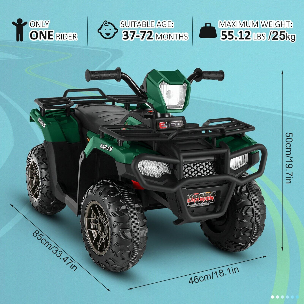 Kid Ride on Electric Car Truck with Remote Control - Perfect Gift for Children 24/12V