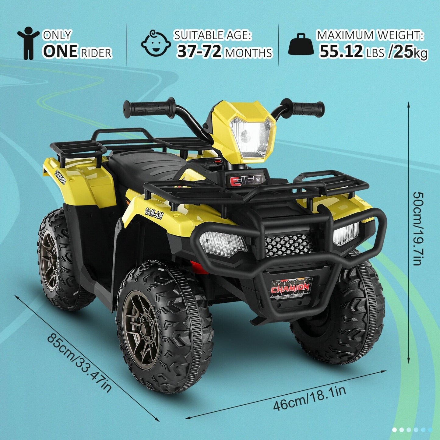 Kid Ride on Electric Car Truck with Remote Control - Perfect Gift for Children 24/12V