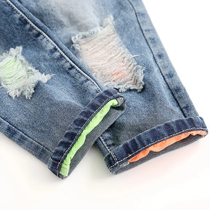 Kids Jeans Baby Rompers - # BAA21610001