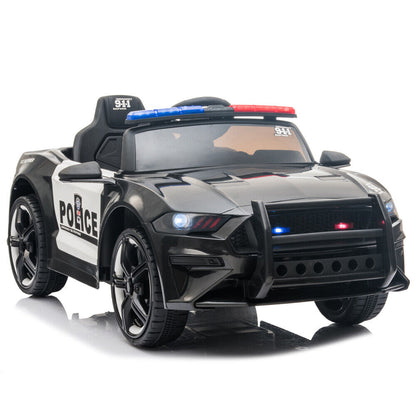Kids Police SUV Electric Car with Remote Control - 12V Battery Powered