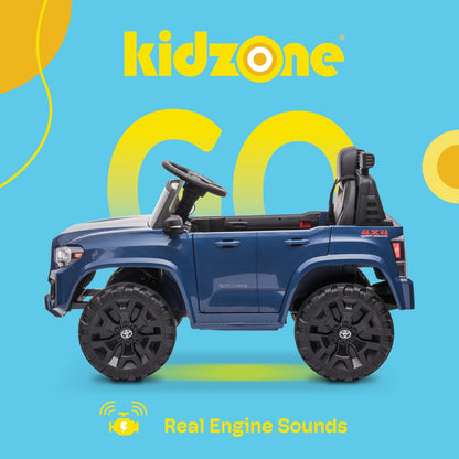 Kidzone 12V Ride-On Truck - Battery Powered Car for Kids in 7 Vibrant Colors