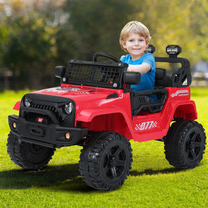 Kimbosmart 12V Electric Kids Ride On Truck Car with Remote Control and MP3 Bluetooth Integration