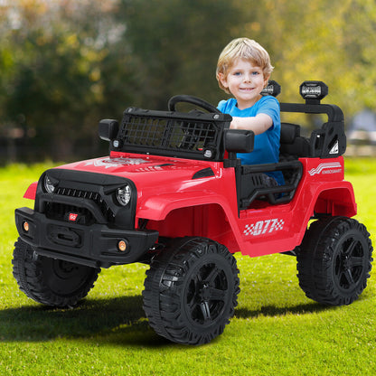 Kimbosmart 12V Kids Ride On Truck Car with Remote Control and 3 Speeds - Perfect Gift for Little Drivers