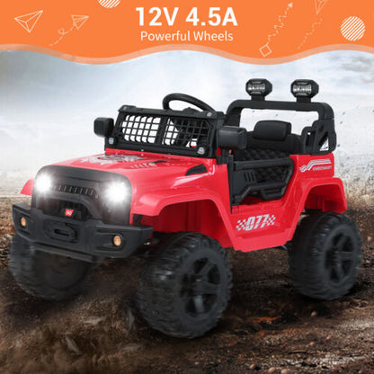 Kimbosmart 12V Kids Ride-On Truck with MP3 and Remote Control