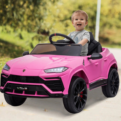 Kimbosmart 12V Lamborghini Licensed Electric Ride-On Car with Remote Control for Kids - Perfect Gift for Young Drivers