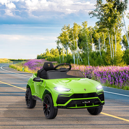 Kimbosmart 12V Lamborghini Licensed Electric Ride-On Car with Remote Control for Kids - Perfect Gift for Young Drivers