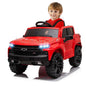Kimbosmart Chevrolet Silverado 12V Ride On Car with Remote Control for Kids