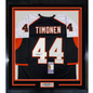 Framed Autographed/Signed Kimmo Timonen 35x39 Philadelphia Black Hockey Jersey JSA COA
