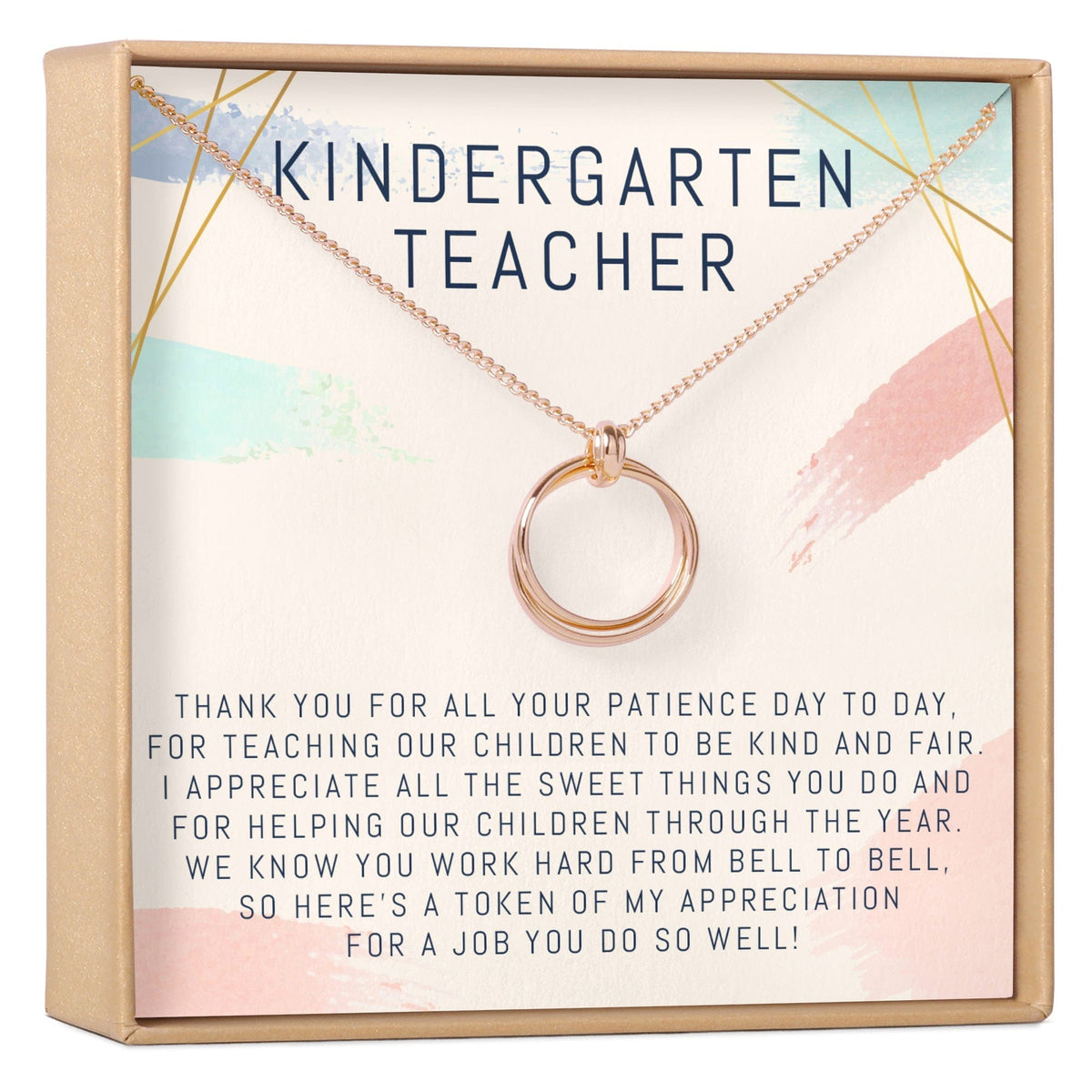 Kindergarten Teacher Necklace, Multiple Styles Jewelry