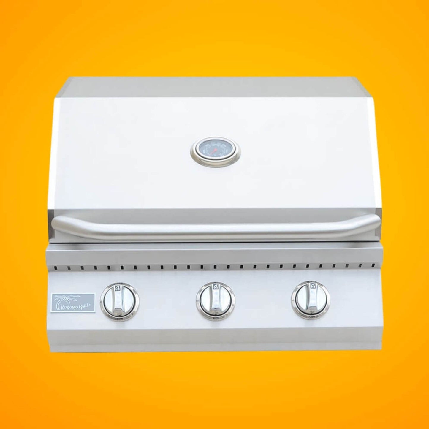 KoKoMo Grills 26-Inch Premium 36K BTU LP/NG 3 Burner Built-In Stainless Steel Gas Grill (SAK82173)
