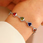 Colorful Geometric Heart Candy Jewelry Set