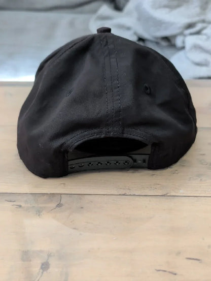 Black Texas Patch 5-Panel Cap - Gold Logo Adjustable