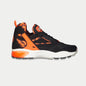 LA Gear Men's Turbo Light-Up Mid | Black x Neon Red