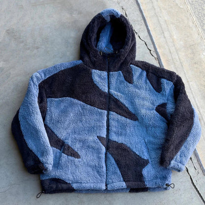 Lambswool Fluffy Zip Jacket  - # BOAA13210010