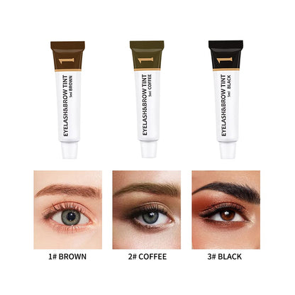 Lash & Brow Tint Kit, Professional Semi-Permanent 2-IN-1