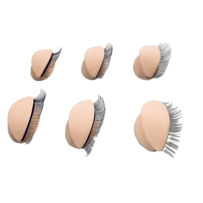 VIP Lashes Training Head Eyes Replacement, Set of 3 Pairs