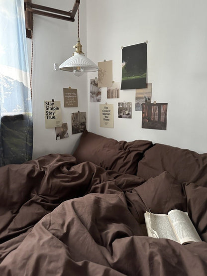 Latte Bedding Set / Beige Brown