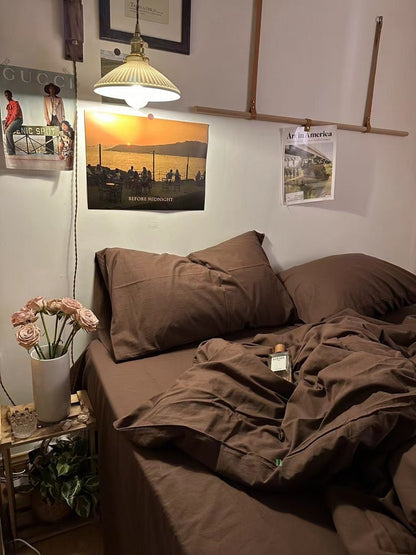 Latte Bedding Set / Brown