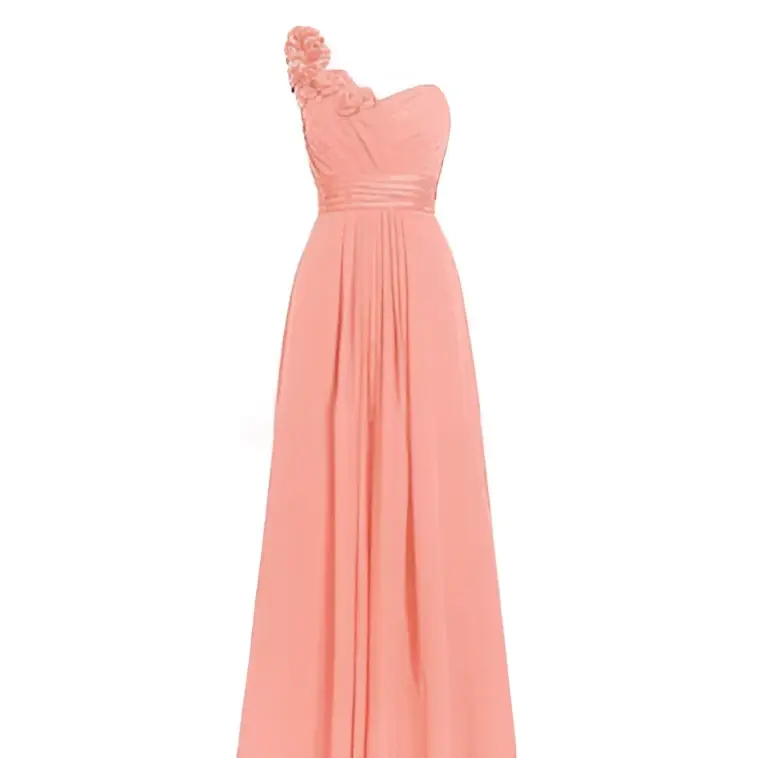 Lavender Multi Colored Slanted Neck Sleeveless Maxi Dress