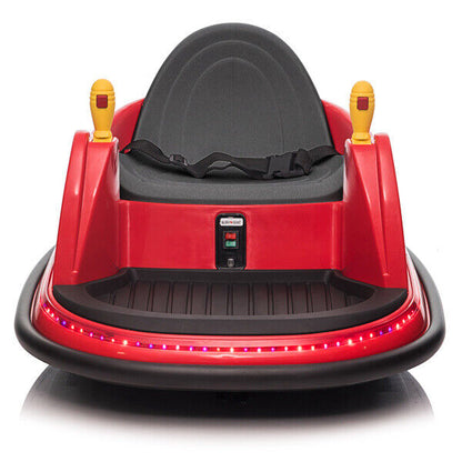 LEADZM 6V 7A.h Red Bumper Car - Electric Ride-On Toy for Kids