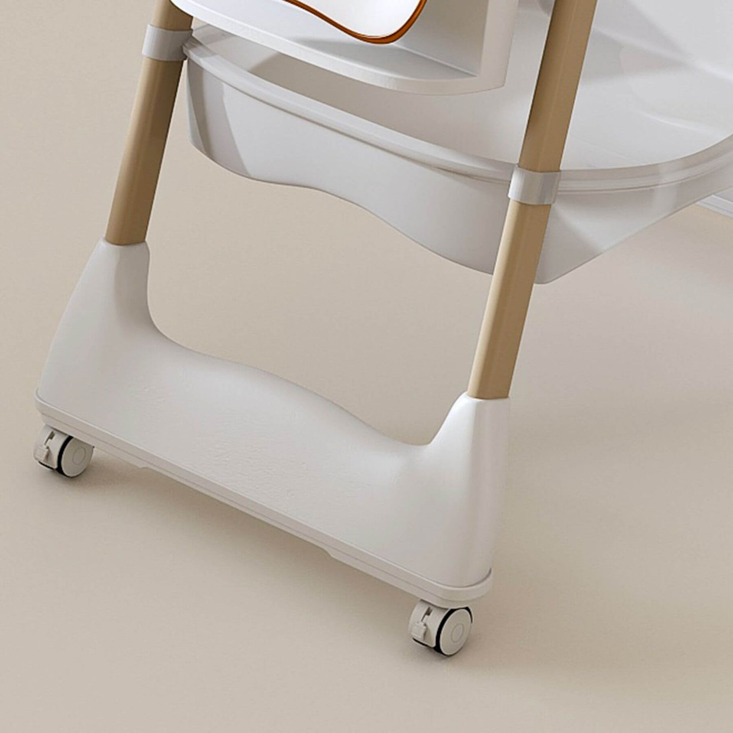 Leavader Adjustable Baby High Chair 0-6 Years, White
