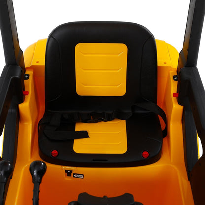 LED-Equipped Electric Forklift Toy with Battery-Powered Lifting Rod