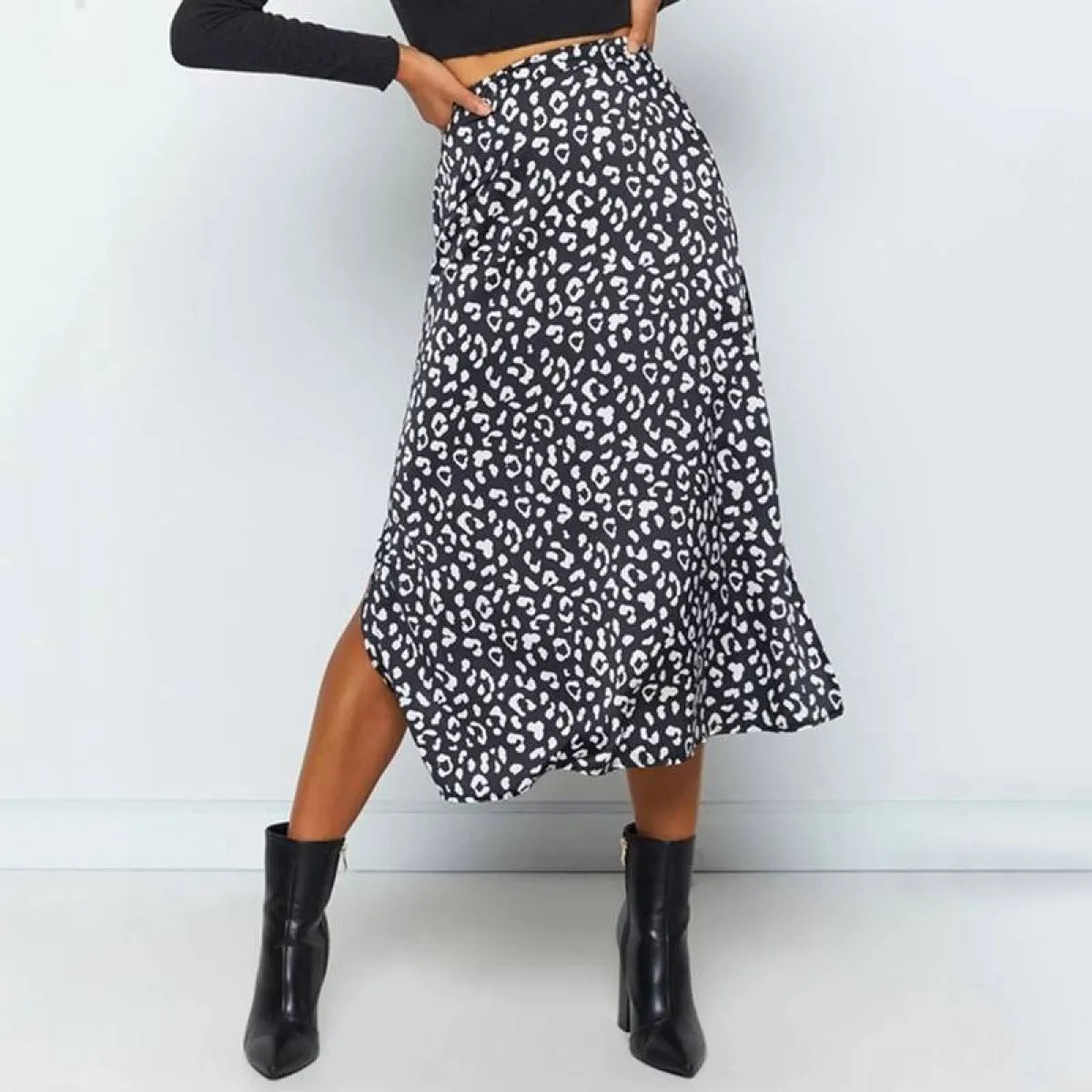Sexy Leopard Wrap Skirt