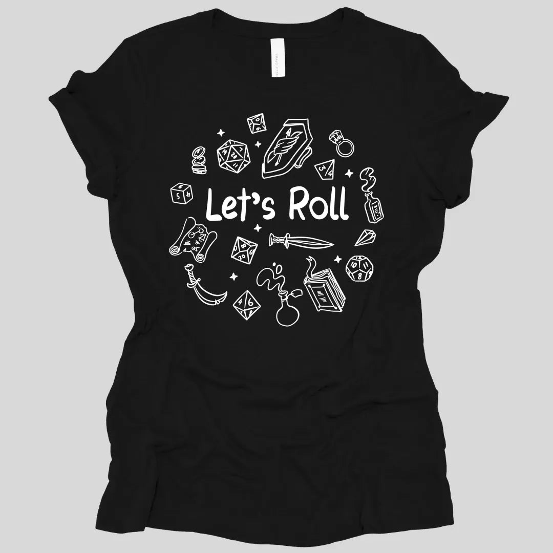 Let's Roll Doodle Women's Tee