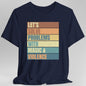 Let's Solve Problems With Magic & Violence Retro T-shirt